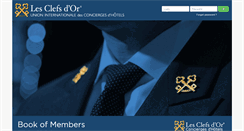 Desktop Screenshot of lesclefsdor.net