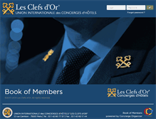 Tablet Screenshot of lesclefsdor.net